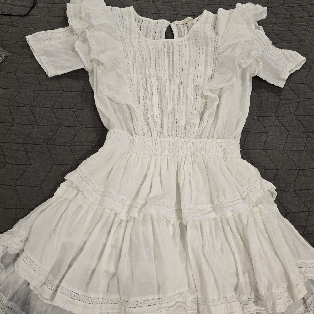 LoveShackFancy Ivory Lace Dress